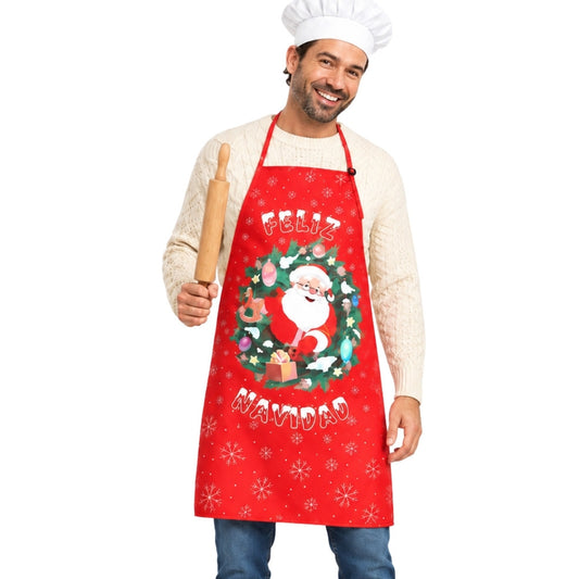 Delantal de Navidad Papá Noel