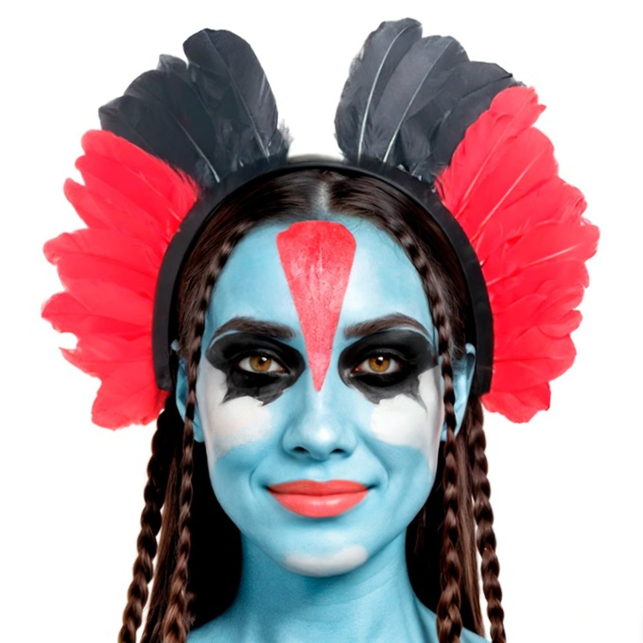 Diadema de Avatar con Plumas