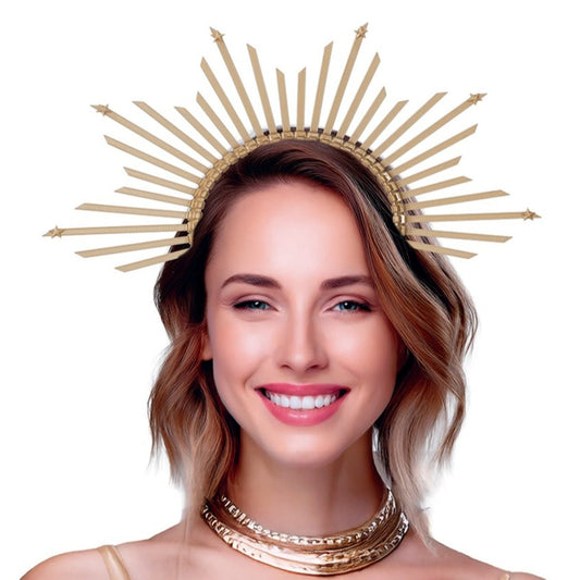 Diadema de Diosa Dorada