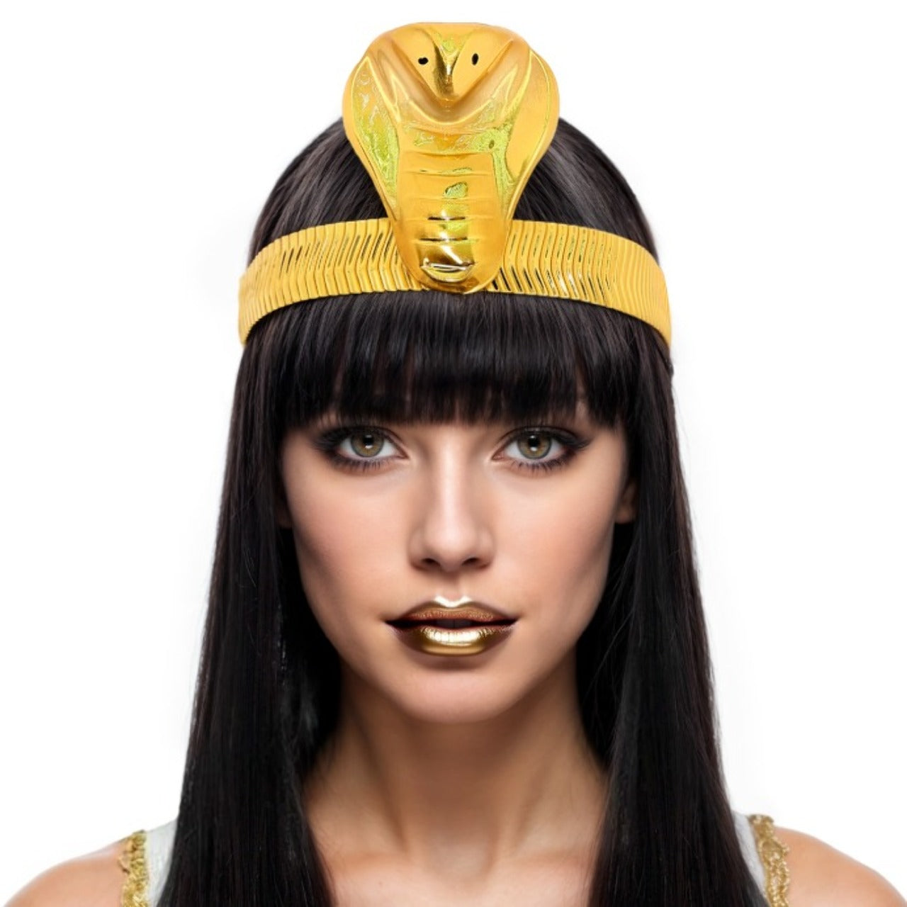 Diadema Egipcia Serpiente Dorada
