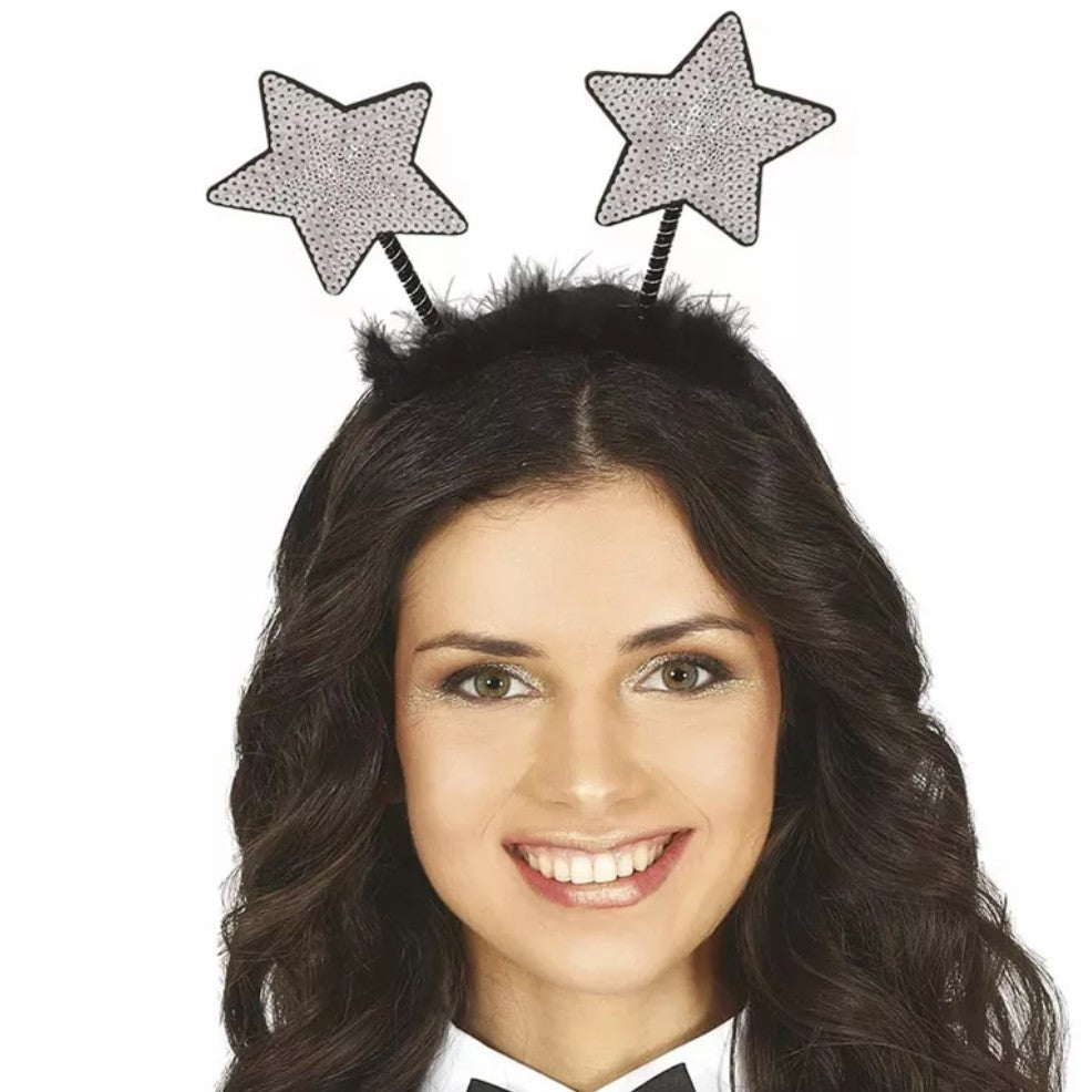 Diadema de Estrellas Plateadas