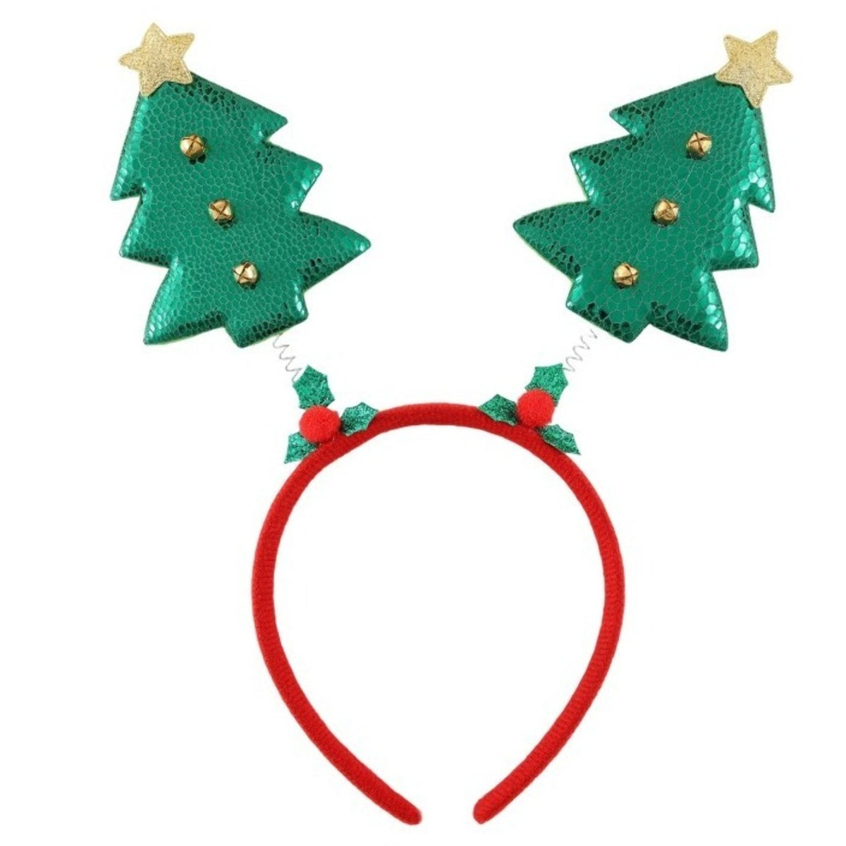 Diadema de Navidad Árboles Verdes