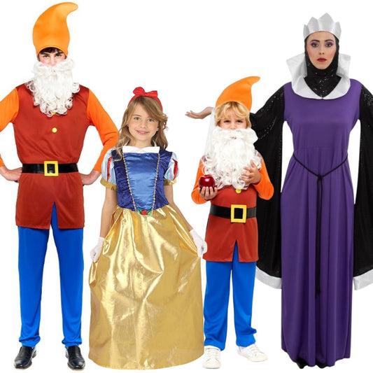 Disfraces en grupo de Blancanieves Cuento