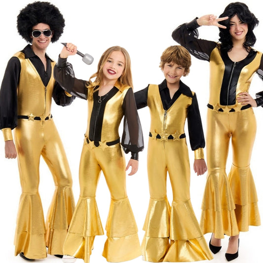 Disfraces en grupo de Disco Oro