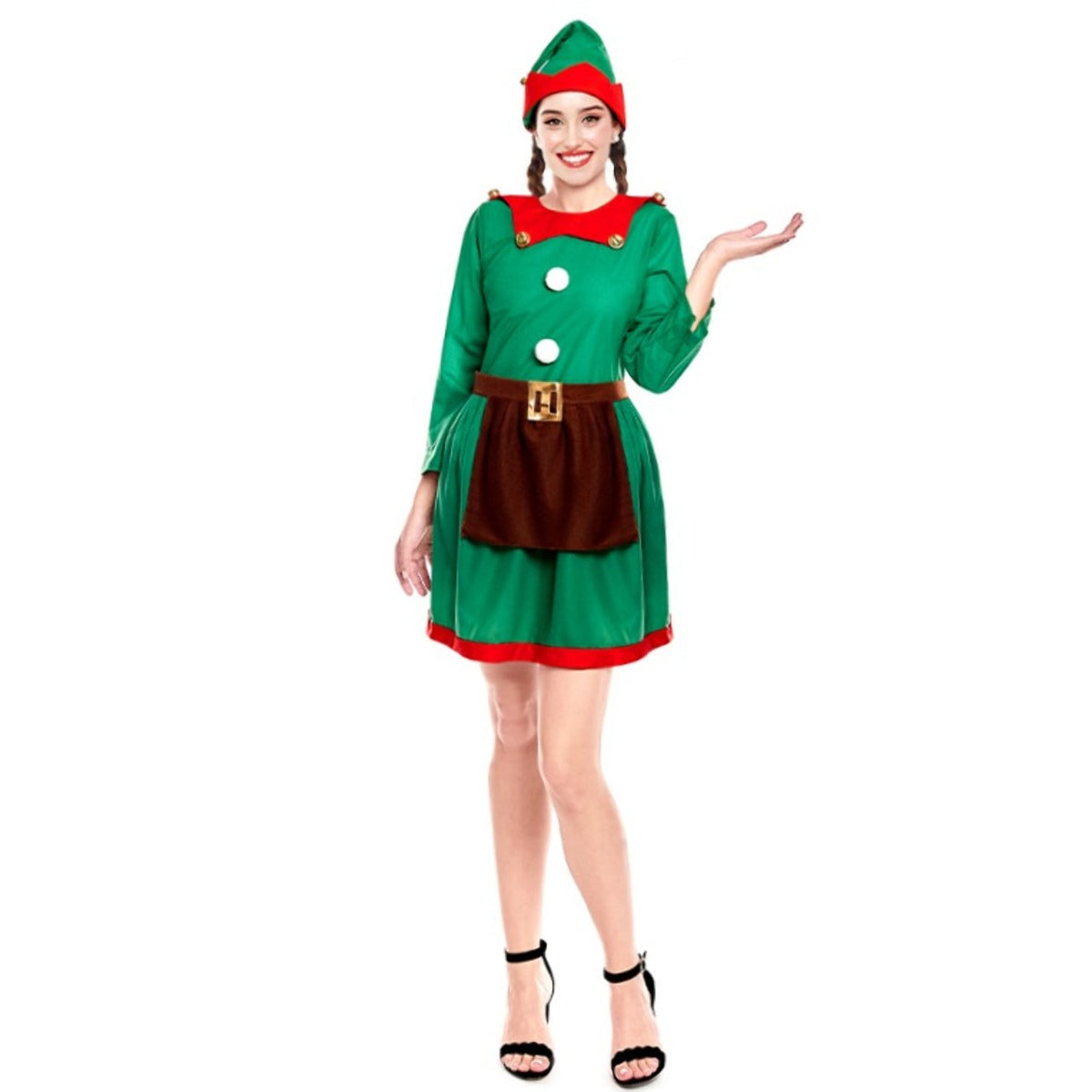 Disfraces en grupo de Elfos Navideños