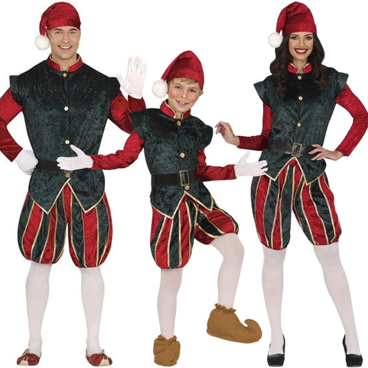 Disfraces en grupo de Elfos Pajes
