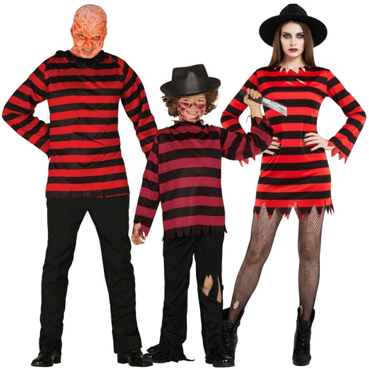 Disfraces en grupo de Freddy Krueger