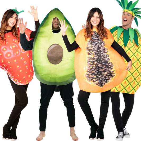 Disfraces en Grupo de Frutas Divertidas
