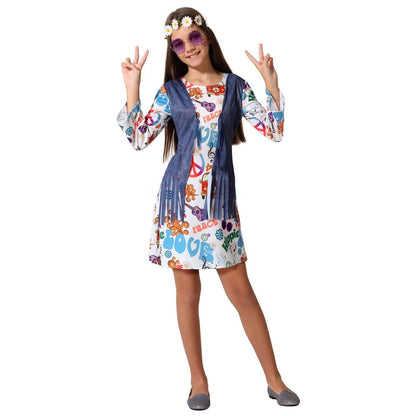 Disfraces en grupo de Hippies Multicolor