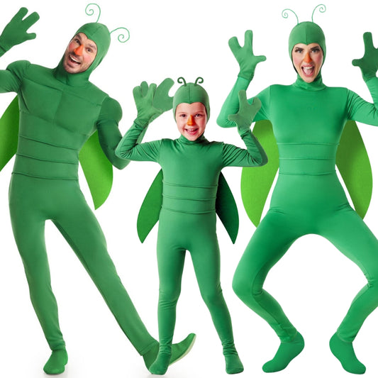 Disfraces en grupo de Insectos Verdes