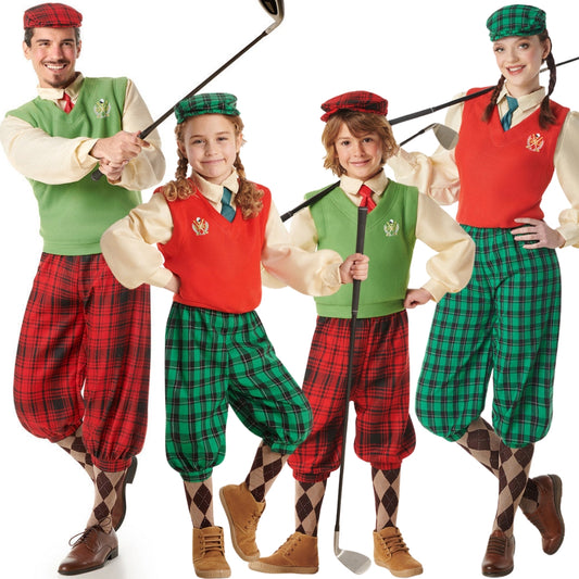 Disfraces en grupo de Jugadores de Golf Cuadros