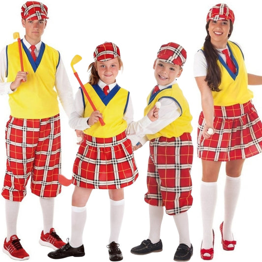 Disfraces en grupo de Jugadores de Golf