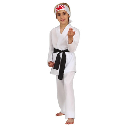 Disfraces en grupo de karate Kid y Cobra Kai