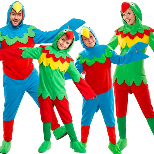 Disfraces en grupo de Loros