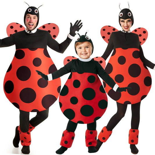 Disfraces en grupo de Mariquitas Rechonchas
