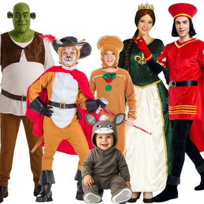 Disfraces en grupo de Ogro Shrek