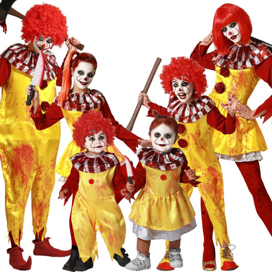 Disfraces en grupo de Payaso McDonald Siniestros