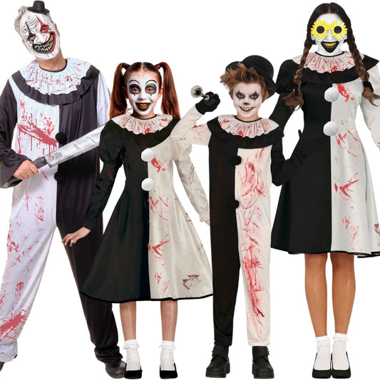 Disfraces en grupo de Payasos Terrifier