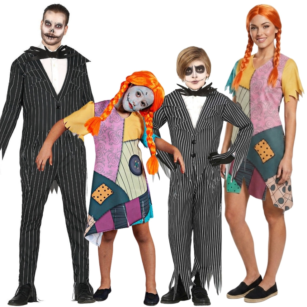 Disfraces en grupo de Pesadilla antes de Navidad