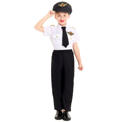 Disfraces en grupo de Pilotos y Azafatas Oficiales
