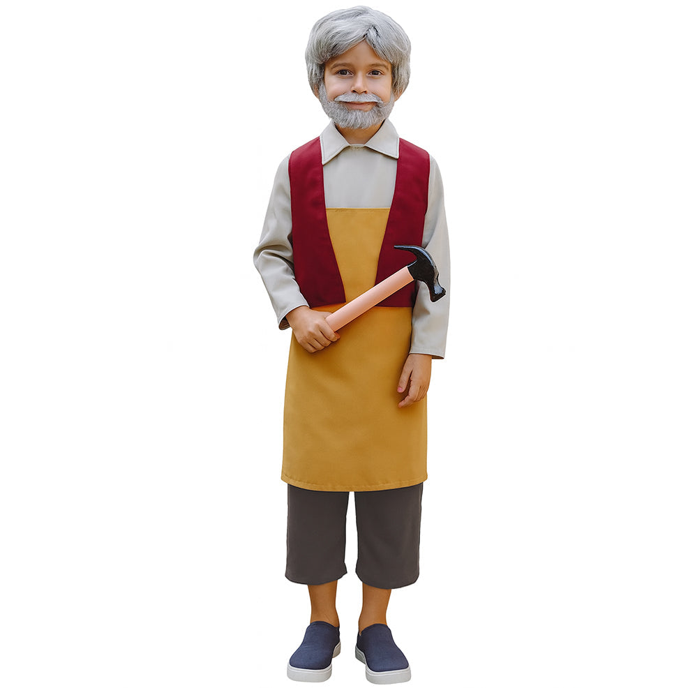 Disfraces en grupo de Pinocho y Gepetto