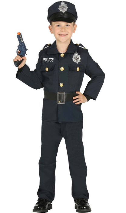 Disfraces en grupo de Policías Oficiales