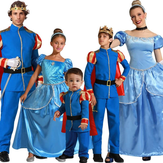 Disfraces en grupo de Princesa y Príncipe