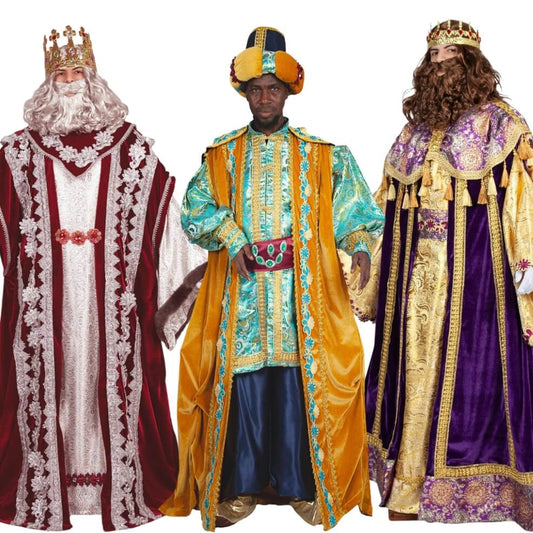 Disfraces en grupo de Reyes Magos Lujo
