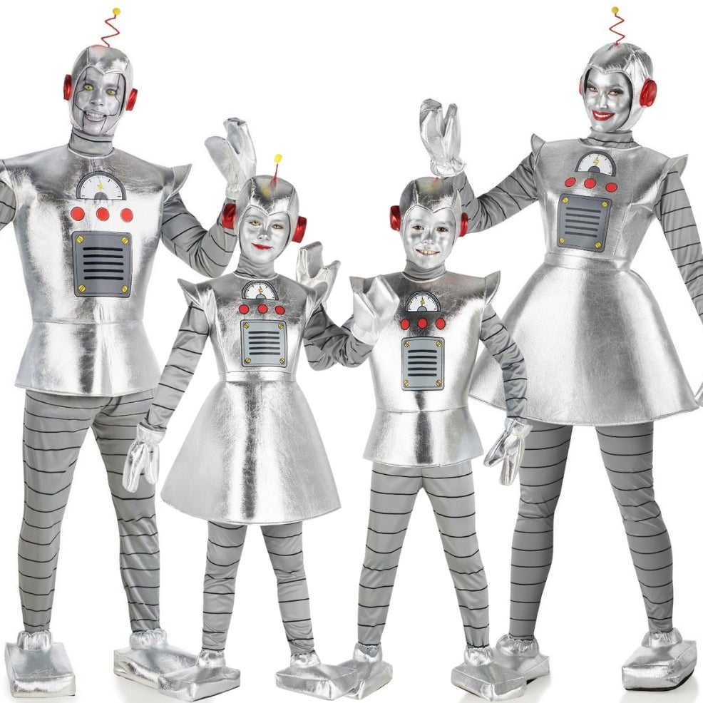 Disfraces en grupo de Robots Tea