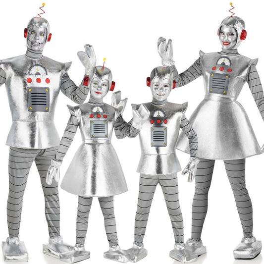 Disfraces en grupo de Robots Tea