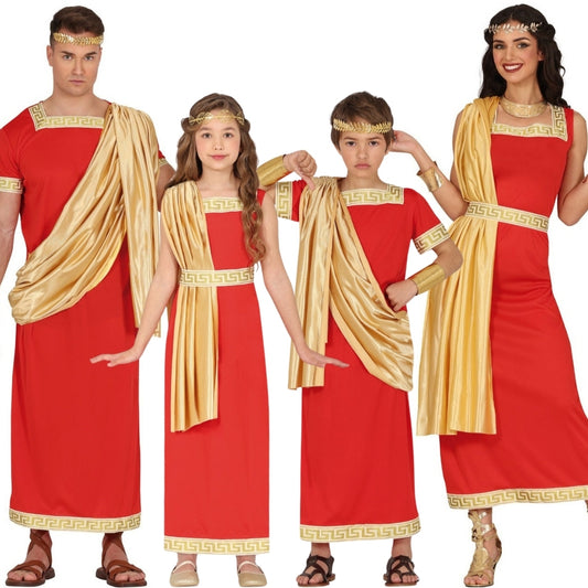 Disfraces en grupo de Romanos Rojos