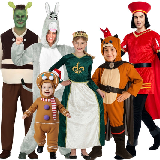 Disfraces en grupo de Shrek y Compañía