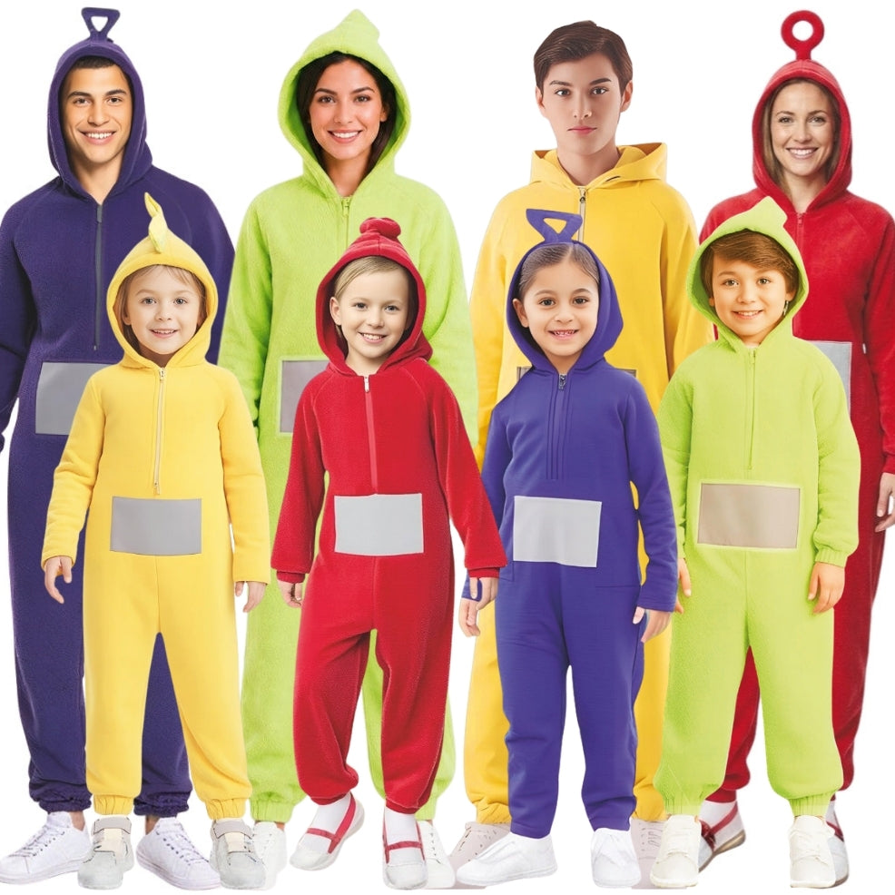 Disfraces en grupo de Teletubbies Eco