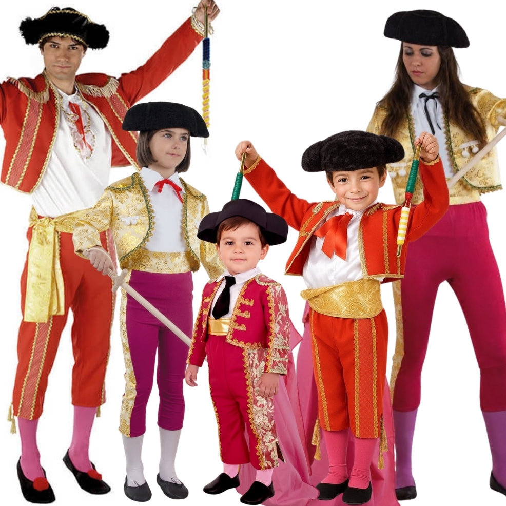 Disfraces en grupo de Toreros de Luces