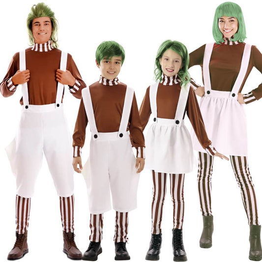 Disfraces en grupo de Umpa Lumpas