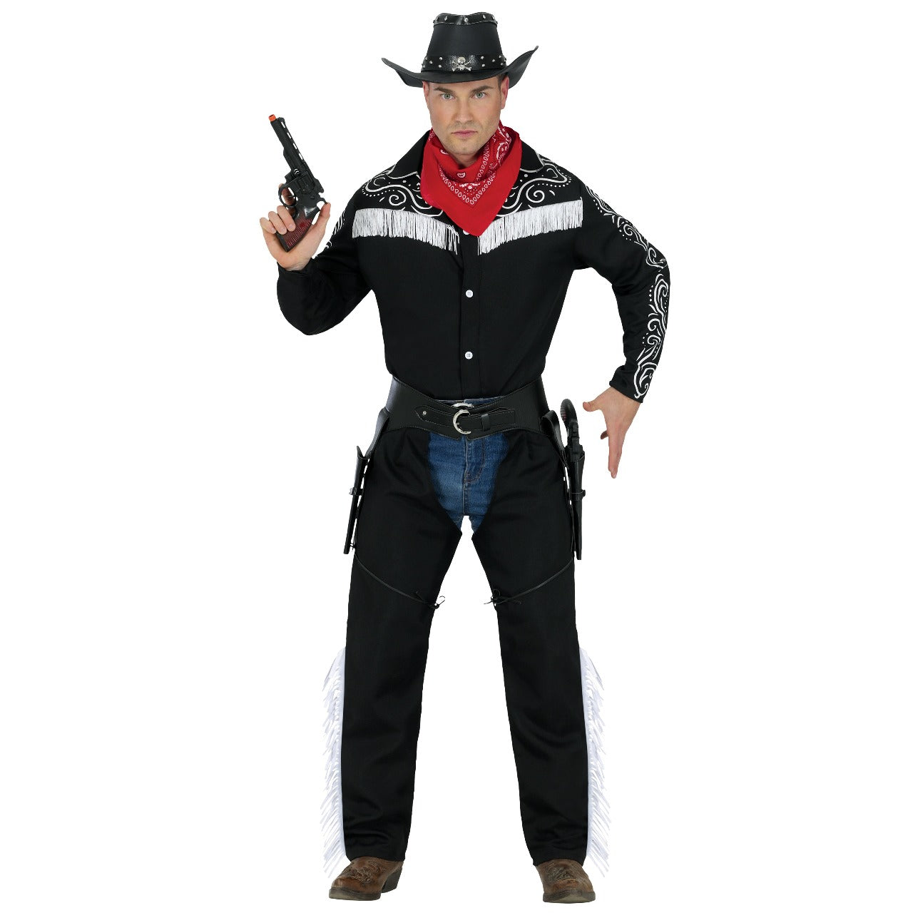 Disfraces en Grupo de Vaqueros Flecos
