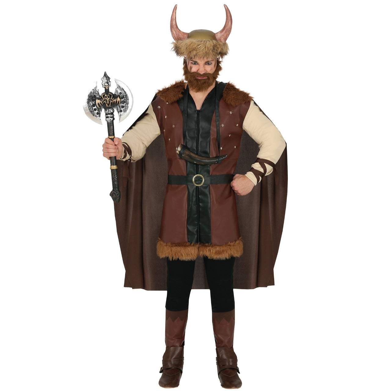 Disfraces en grupo de Vikingos Marrones
