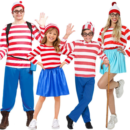 Disfraces en grupo de Wally Rayas
