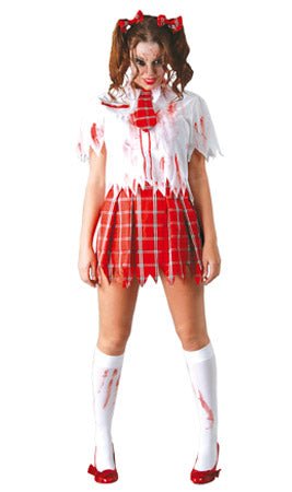 Disfraces en Grupo de Zombies Colegiales