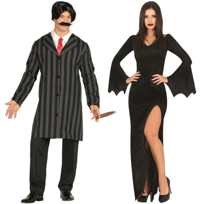 Disfraces en pareja de Familia Siniestra Eco
