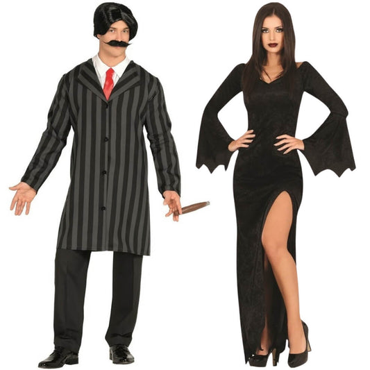 Disfraces en pareja de Familia Siniestra Eco