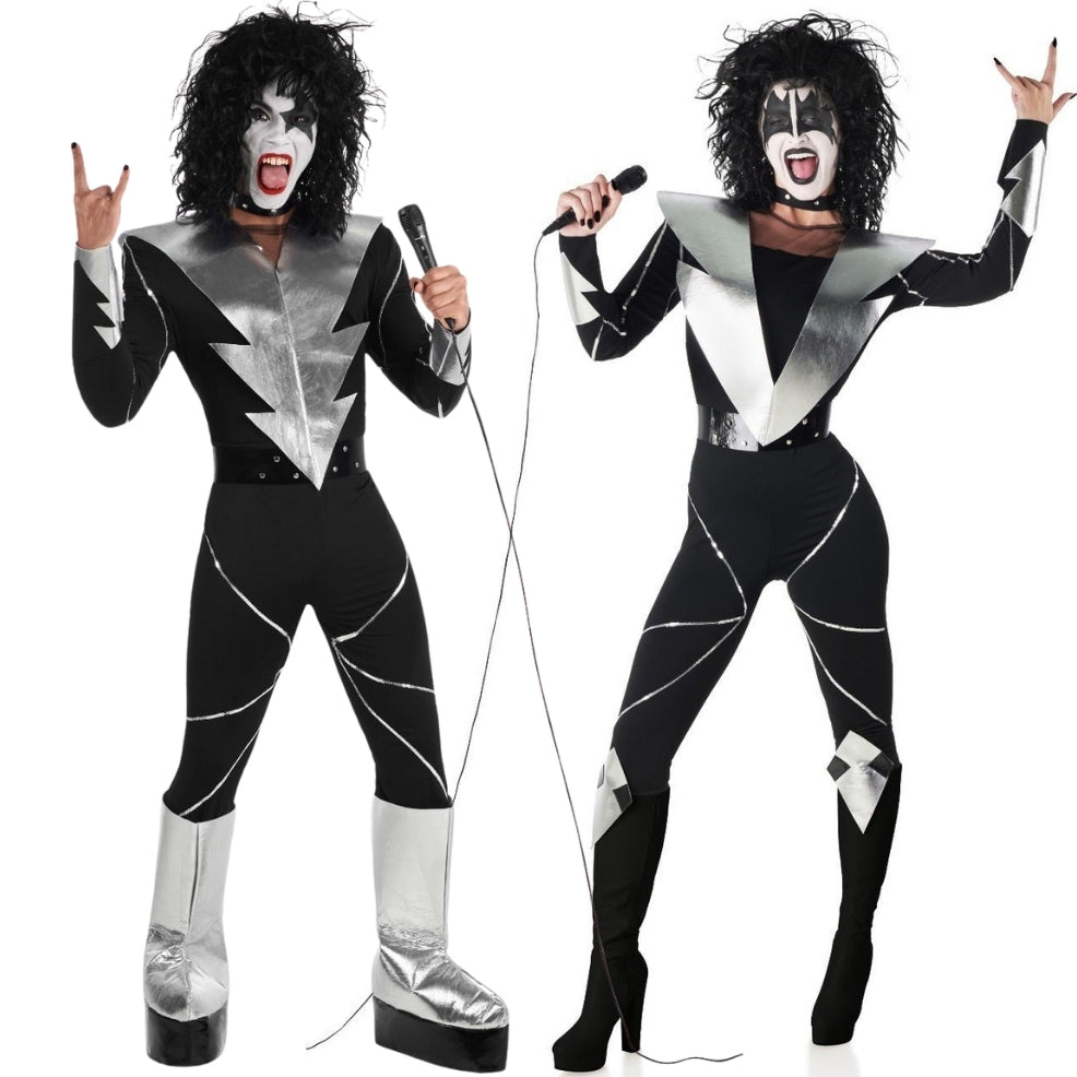 Disfraces en pareja de Heavy Metal Kiss