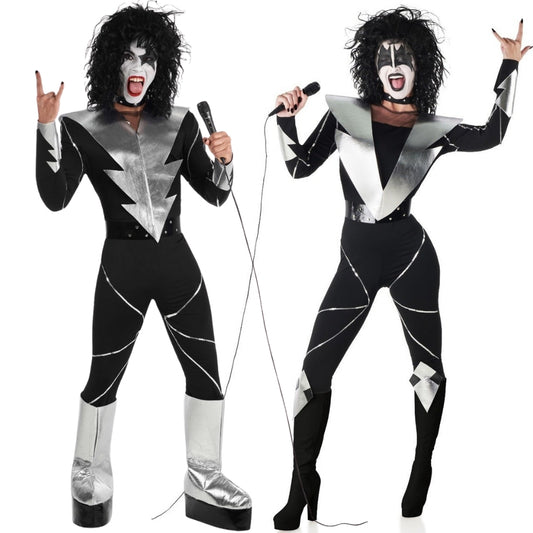 Disfraces en pareja de Heavy Metal Kiss