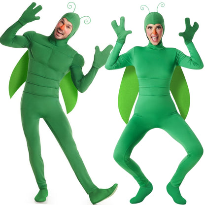 Disfraces en pareja de Insectos Verdes