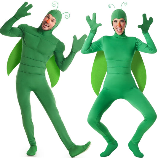 Disfraces en pareja de Insectos Verdes
