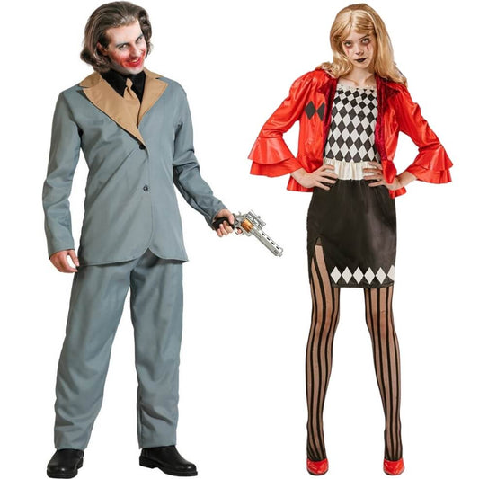 Disfraces en pareja de Joker y Harley