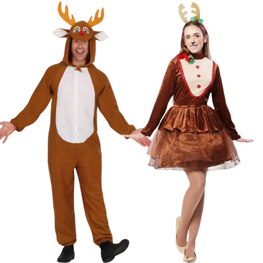 Disfraces en pareja de Renos Alegres