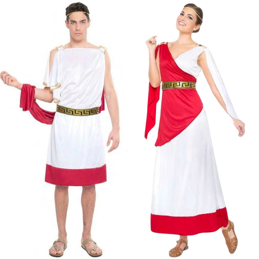 Disfraces en pareja de Romanos Elegantes
