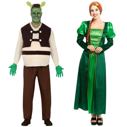 Disfraces en pareja de Shrek y Princesa Fiona