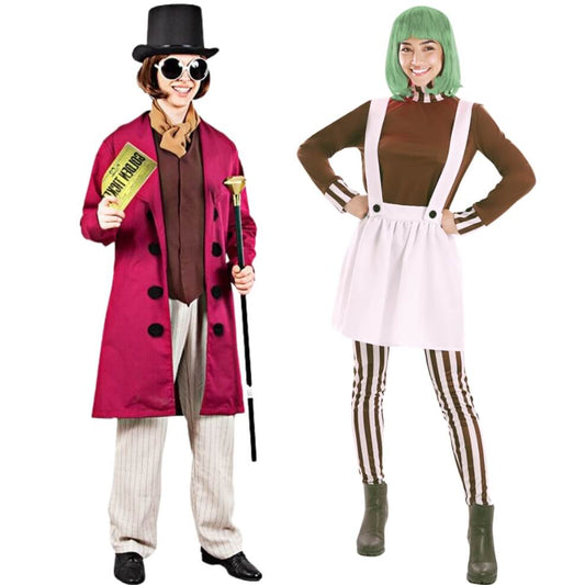 Disfraces en pareja de Willy Wonka